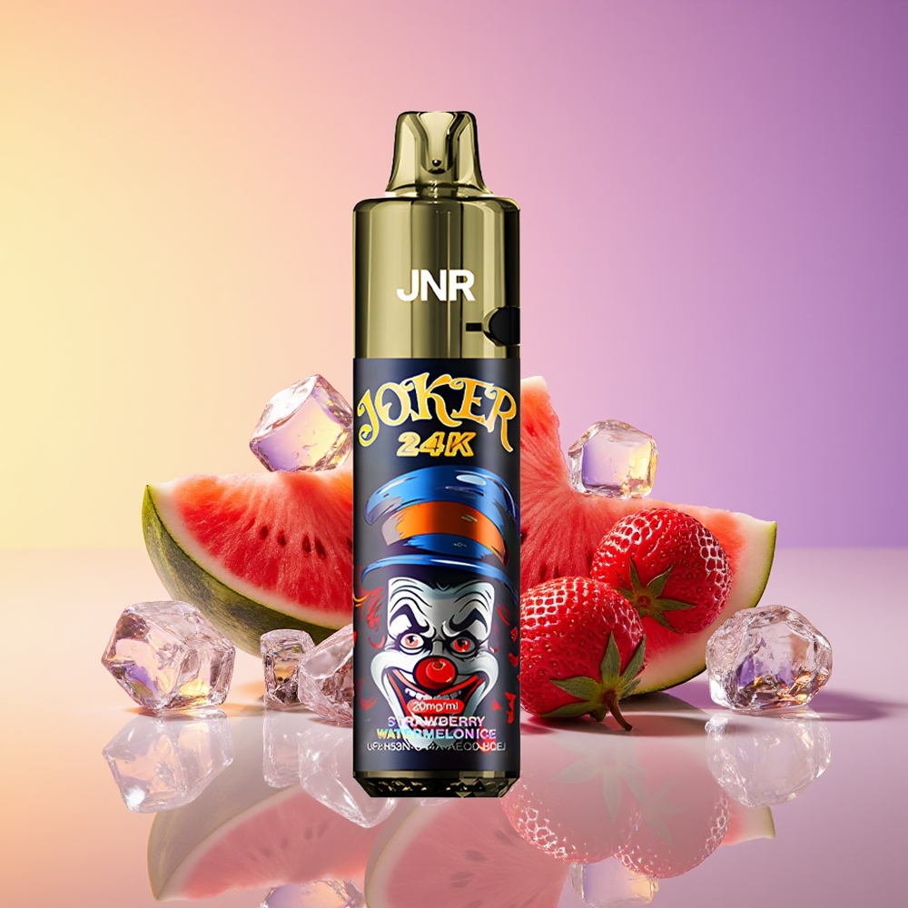 JNR Joker 24000 Puff 800mAh Birdəfəlik Vape Çiyələk-Qarpız Buz