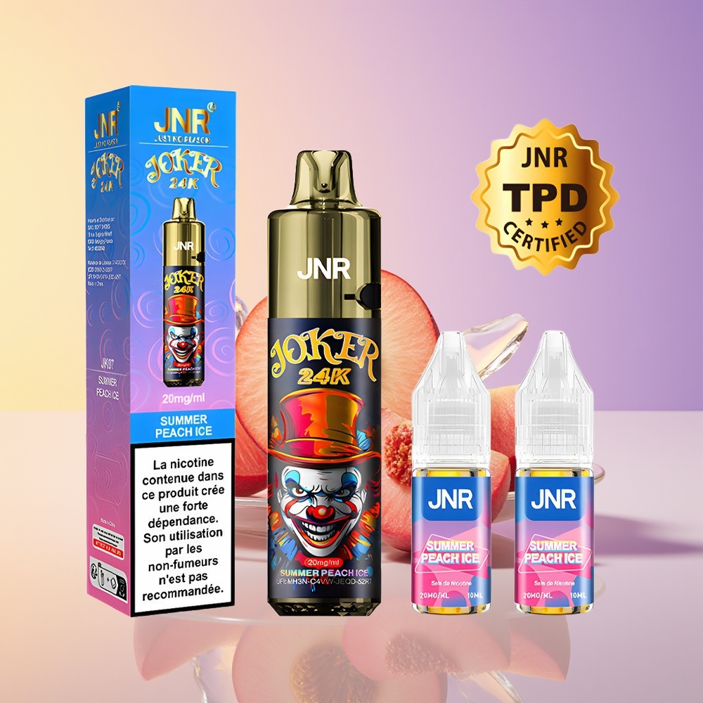 JNR Joker 24000 Puff Yanacaq Doldurma Pod Yay Şaftalı Buz