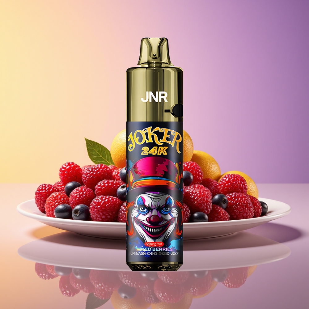 JNR Joker 24K Pəhriz Nəfəsli Qarışıq Giləmeyvəli Birdəfəlik Vape