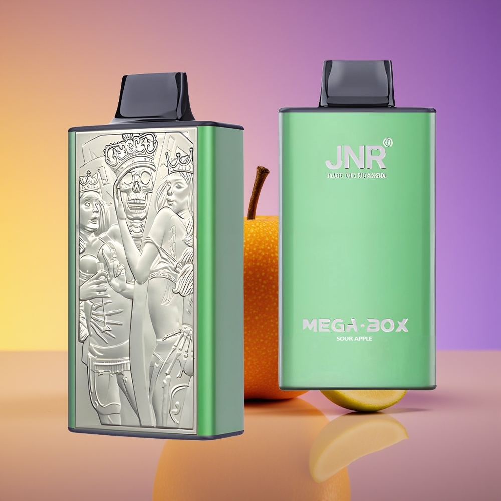 JNR Mega Box 25000 Pərdə Turş Alma Birdəfəlik Vape