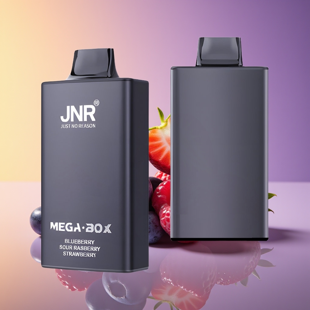 JNR Mega Box 25000 Puff Dual Mesh Göyəmeyvə-Tünd Ətirli Moruq