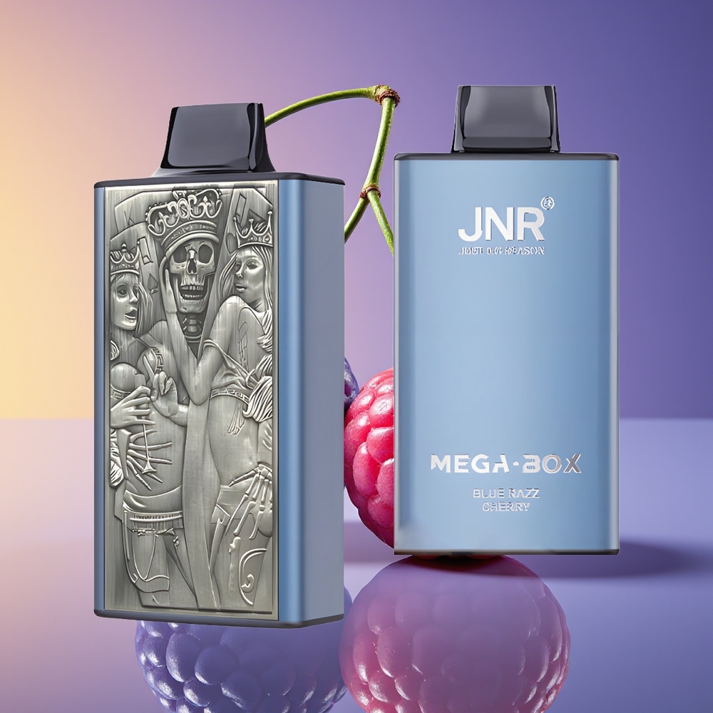 JNR Mega Box 25000 Puff Göyərti Albalı Birdəfəlik Vape