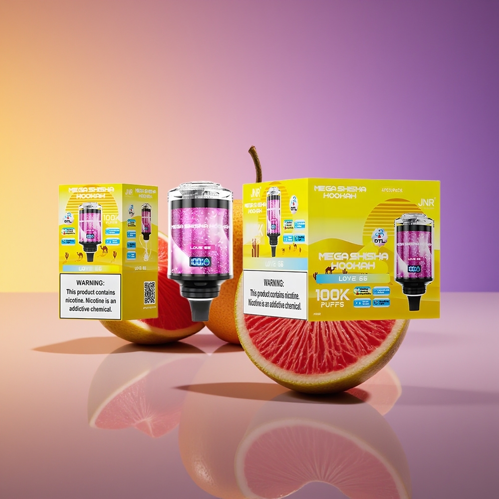 JNR Mega Shisha Hookah 100K 2% Nikotin Məftunluq 66