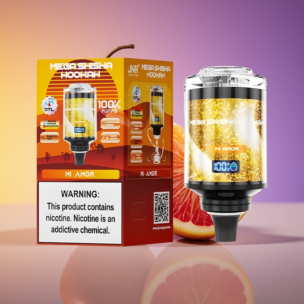 JNR Mega Shisha Hookah 100K Desktop Uyğunluq Mi Amor