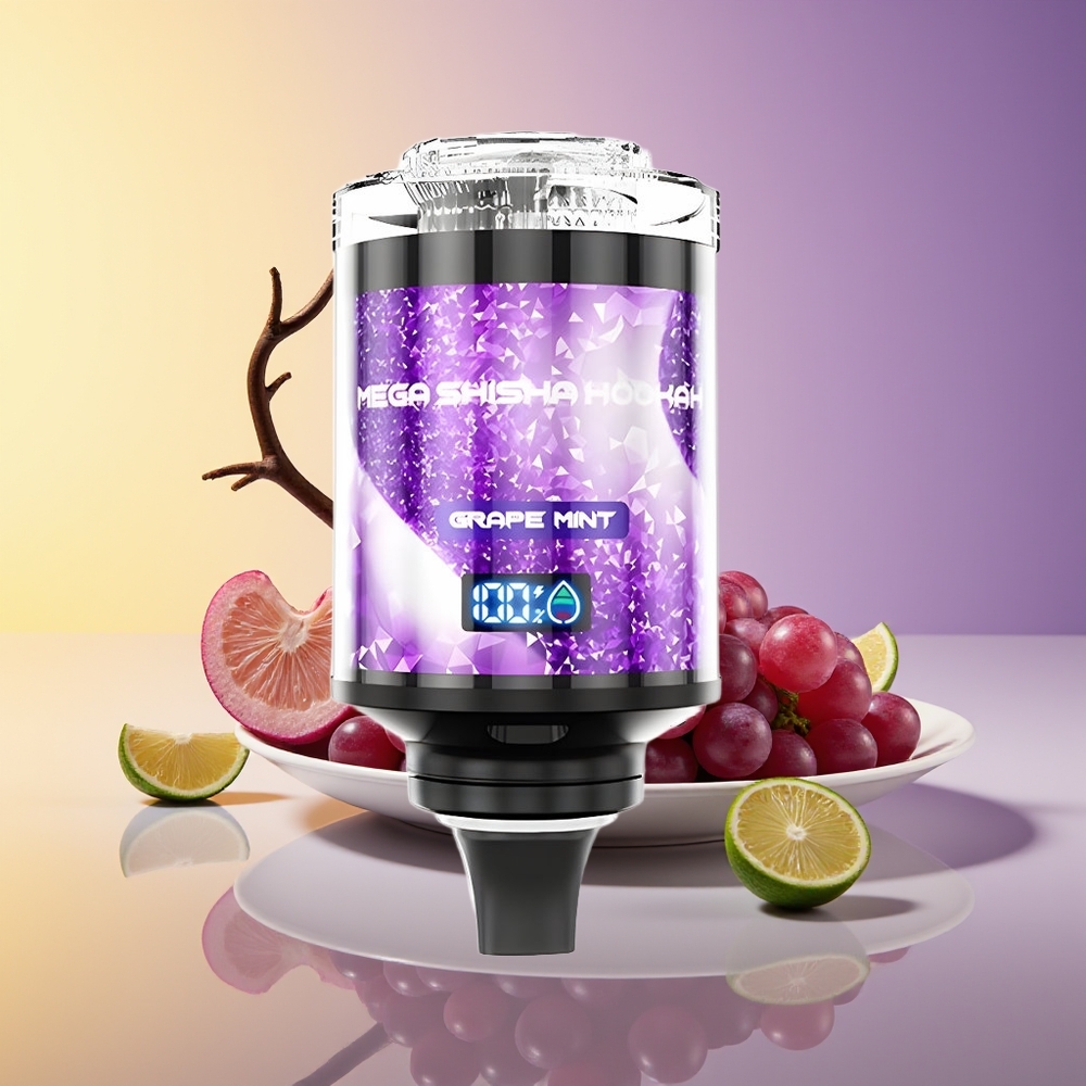 JNR Mega Shisha Hookah 100K Nəfərli Üzüm Nanə