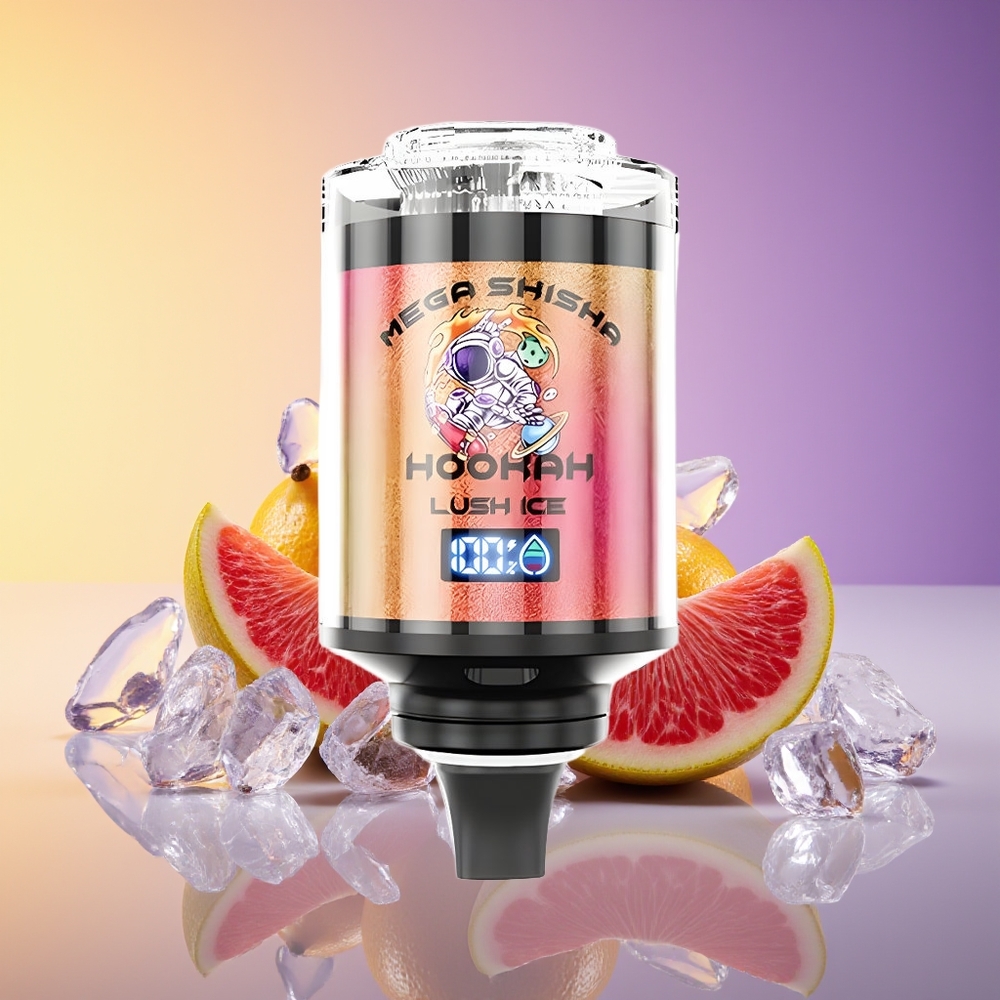 JNR Mega Shisha Hookah 100K Nəfəsli Smart Ekran Lush Buz