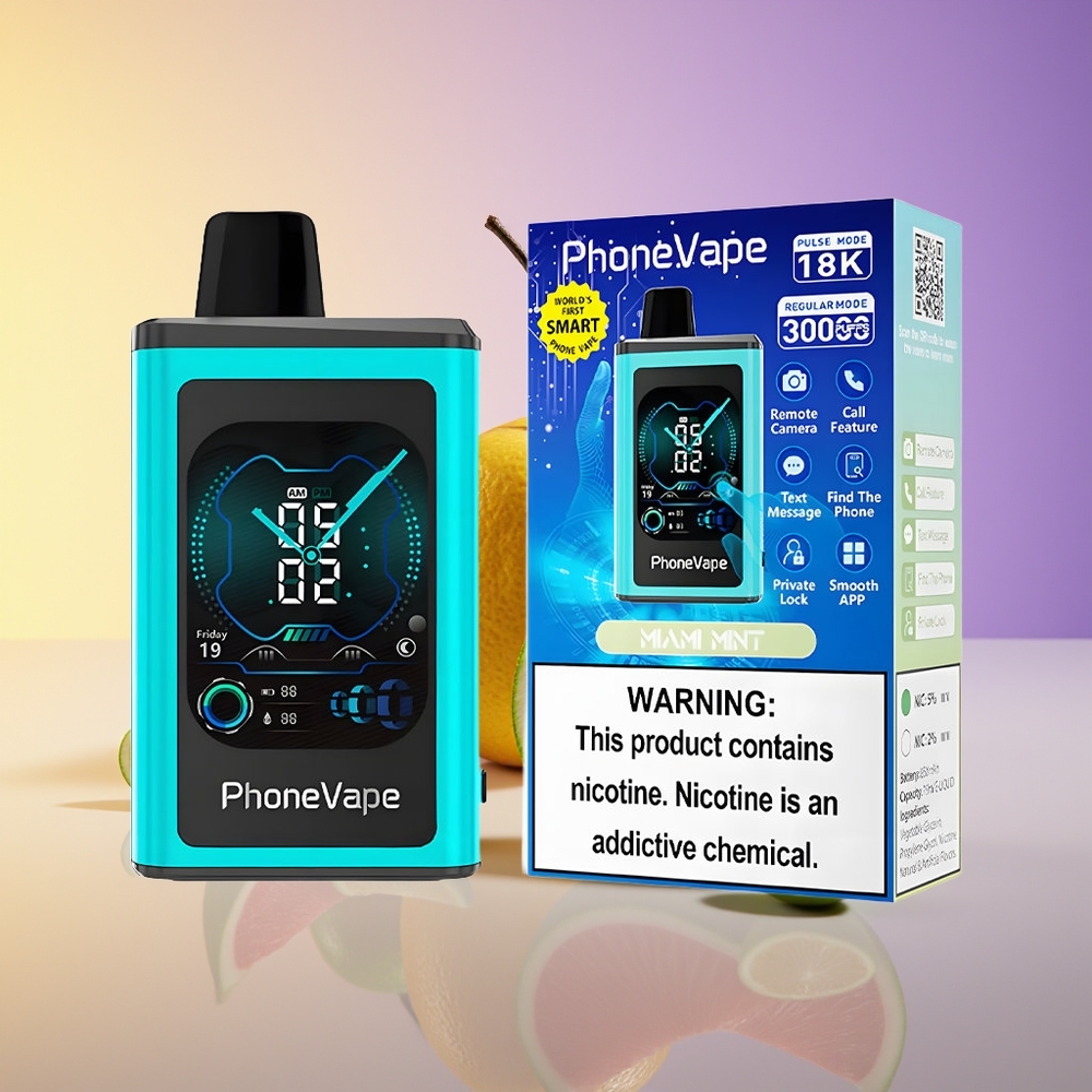 JNR PhoneVape 30000 puff Turbo Miami Nanə