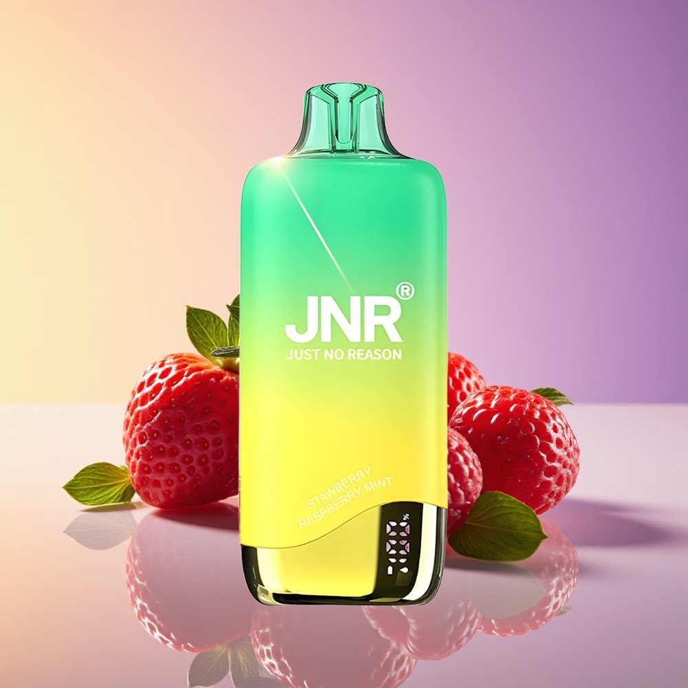 JNR Rainbow 10500 Puffs 18ml Çiyələk Ahududu Nanə