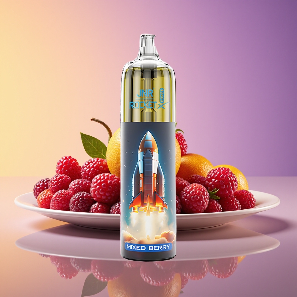 JNR Rocket-X 12400 Puff RGB Işıqlar Qarışıq Giləmeyvə