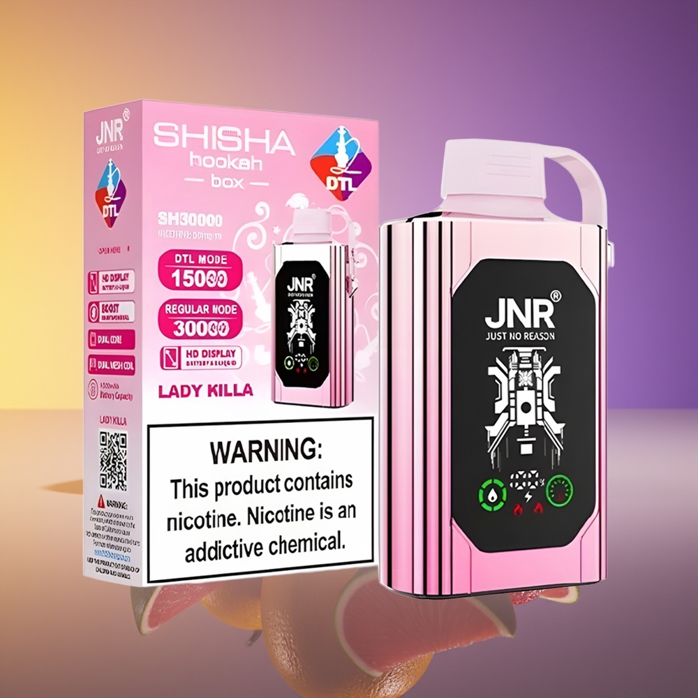 JNR Shisha Hookah Box 20500 Dual Mesh Lady Killa