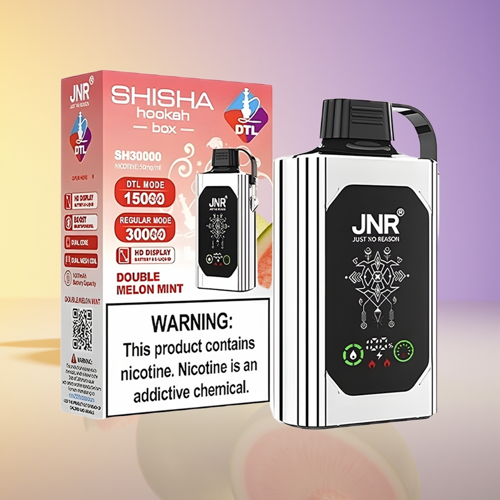 JNR Shisha Hookah Box 20500 Püf Çift Qovun Nanə