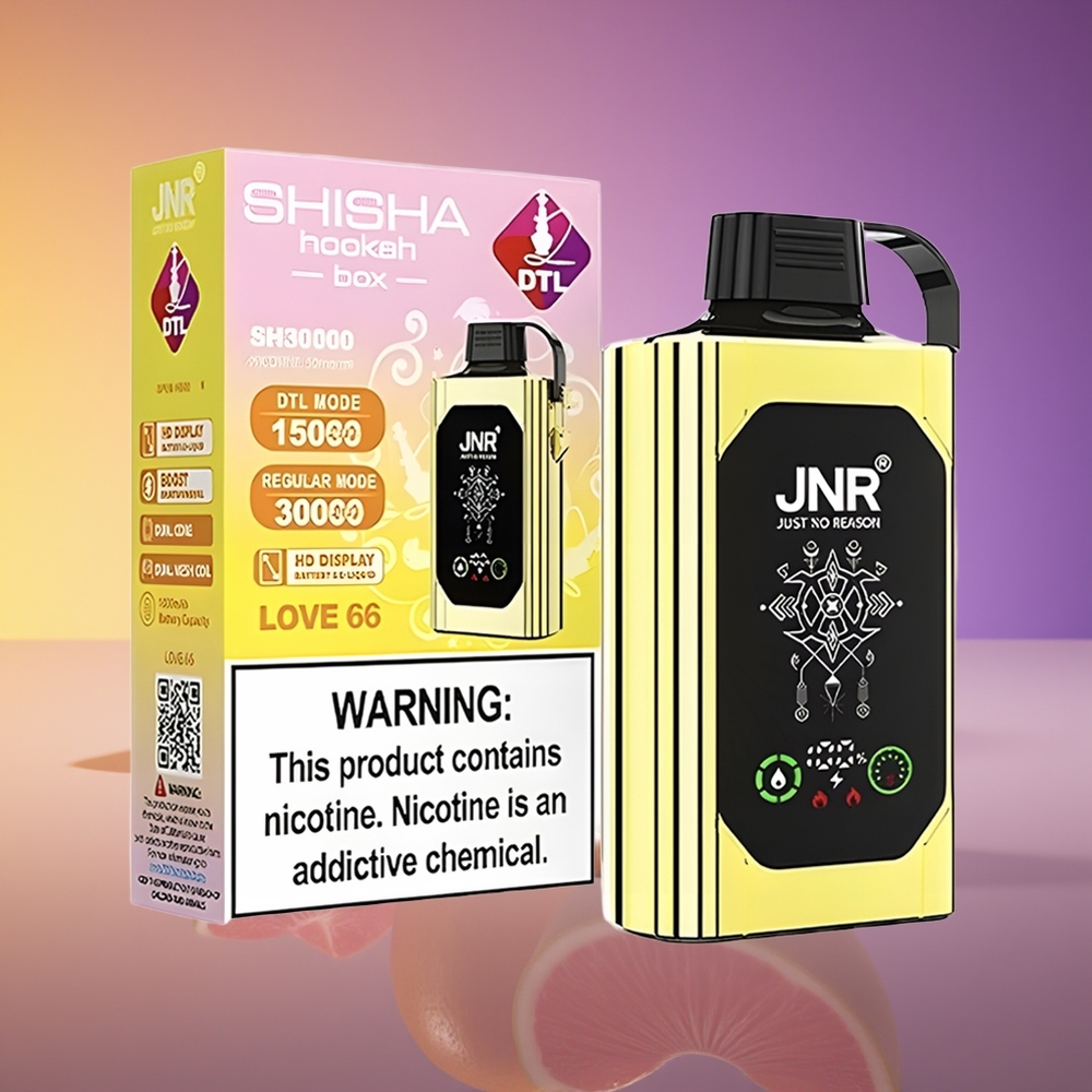 JNR Shisha Hookah Box 20500 Puff Sevgi 66 Birdəfəlik Vape