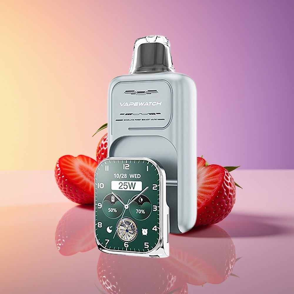 JNR VapeWatch 30000 Puff Dual Mesh Coil Çiyələk Buz