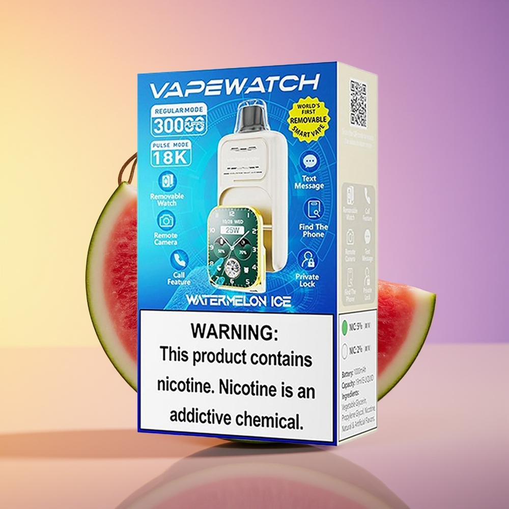 JNR VapeWatch 30000 Puffs Dual Mesh Coil Qarpız Buzu