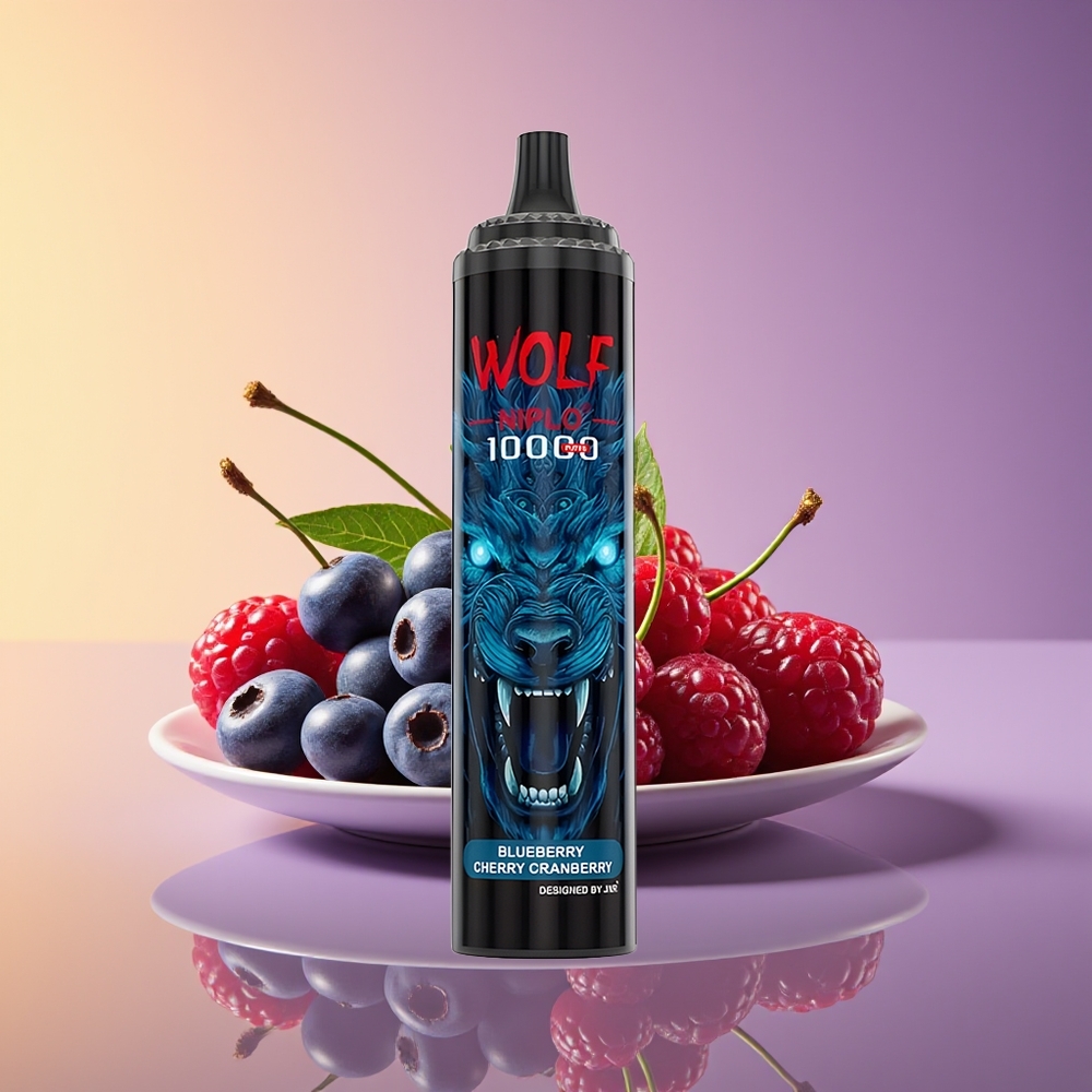 JNR Wolf Niplo 10000 Püflər 20ml Bluberi Albalı Qızılgül