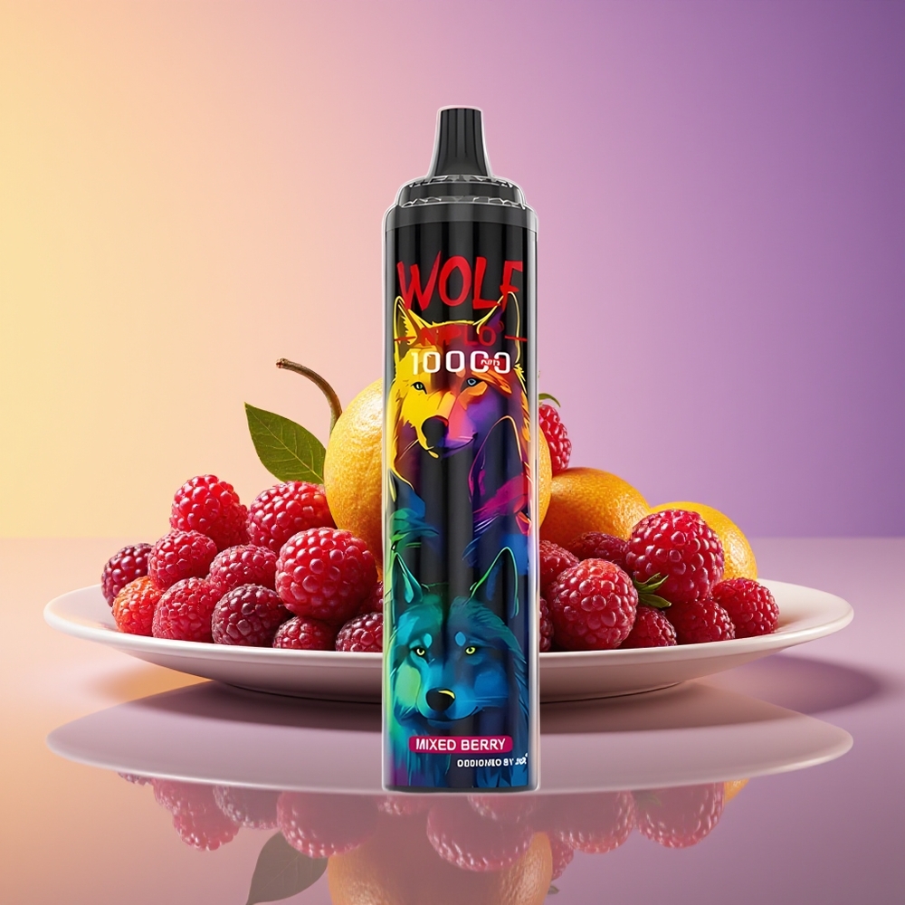 JNR Wolf Niplo 10000 Puff 20ml Qarışıq Giləmeyvə