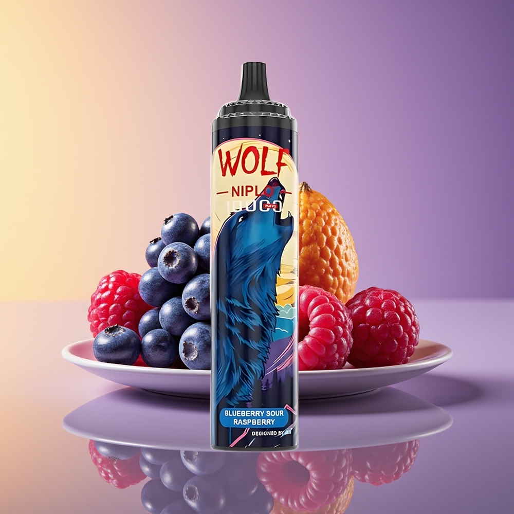 JNR Wolf Niplo 10000 Puff Mesh Coil Göyərmi Ətirli Moruq