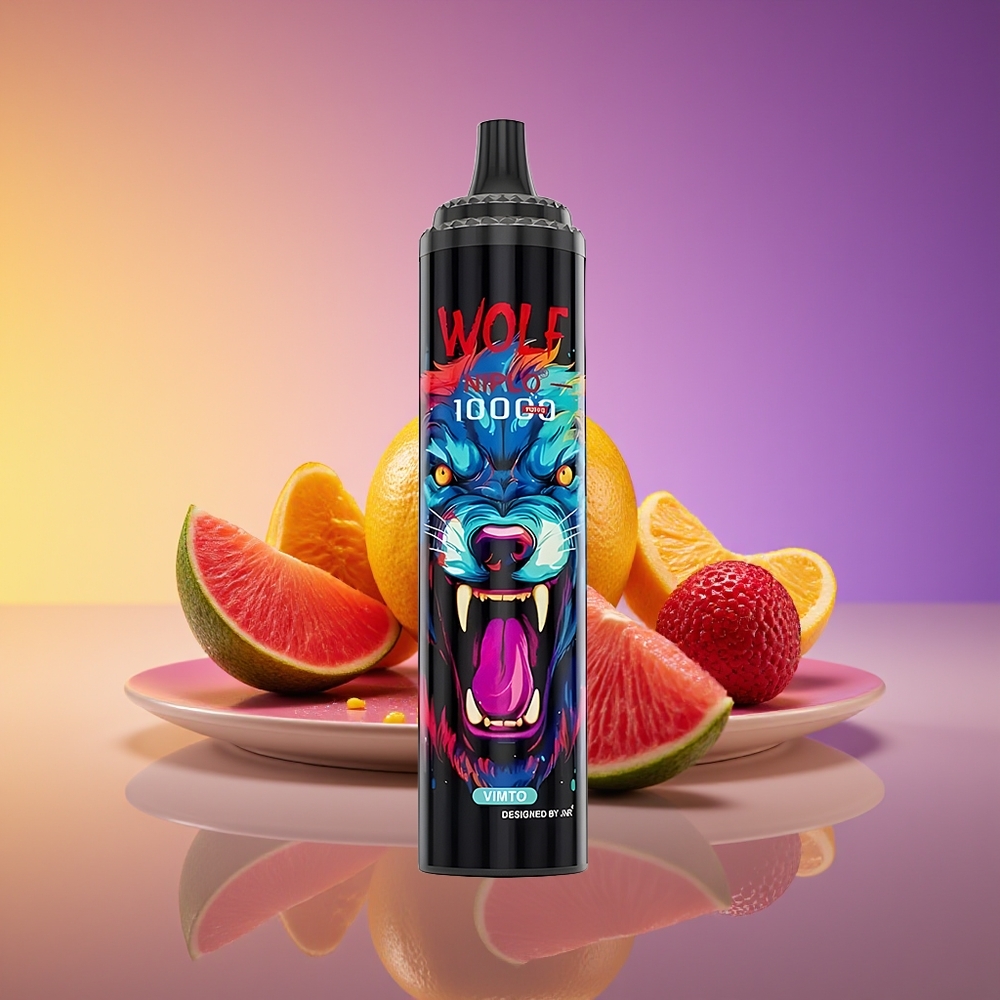 JNR Wolf Niplo 10000 Puff Mesh Coil Vimto