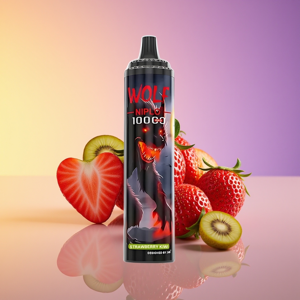 JNR Wolf Niplo 10000 Puffs Type-C Çiyələkkiwi
