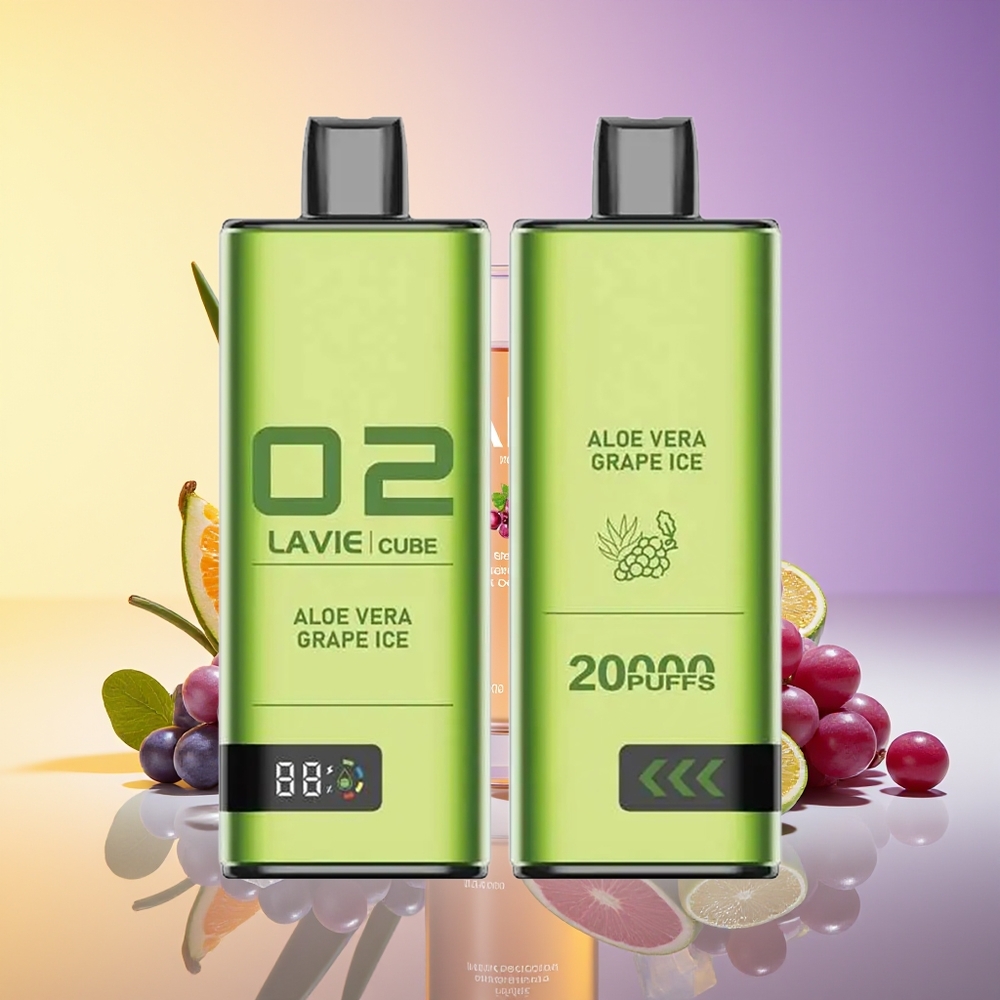 LAVIE Cube 20000 Nəfər Aloe Vera Üzüm Buz Birdəfəlik Vape