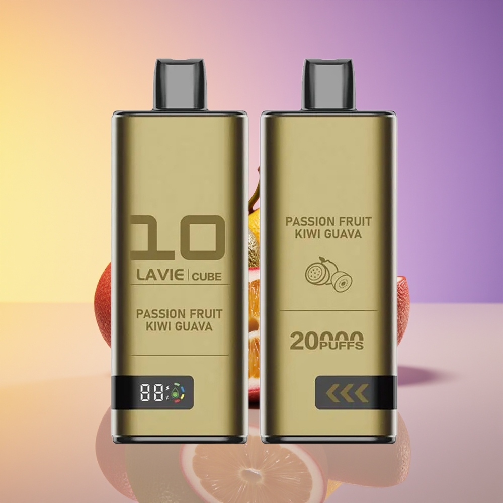 LAVIE Cube 20000 Puff Birdəfəlik Vape Ehtiras Meyvəsi Kivi Qvava