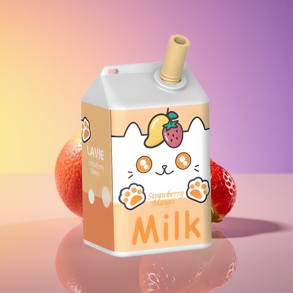 LAVIE Milk 7000 Puff Çiyələk Manqo