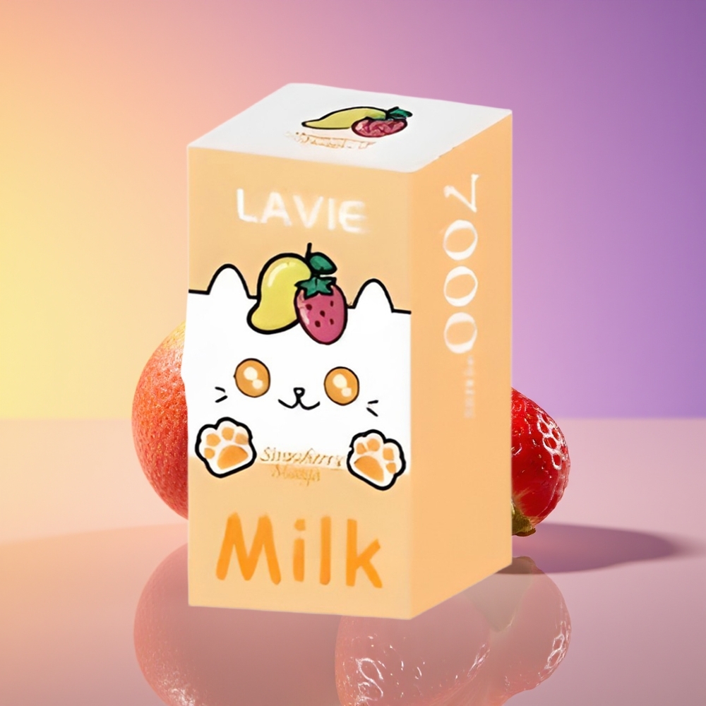 LAVIE Milk 7000 Puff Çiyələk Manqo