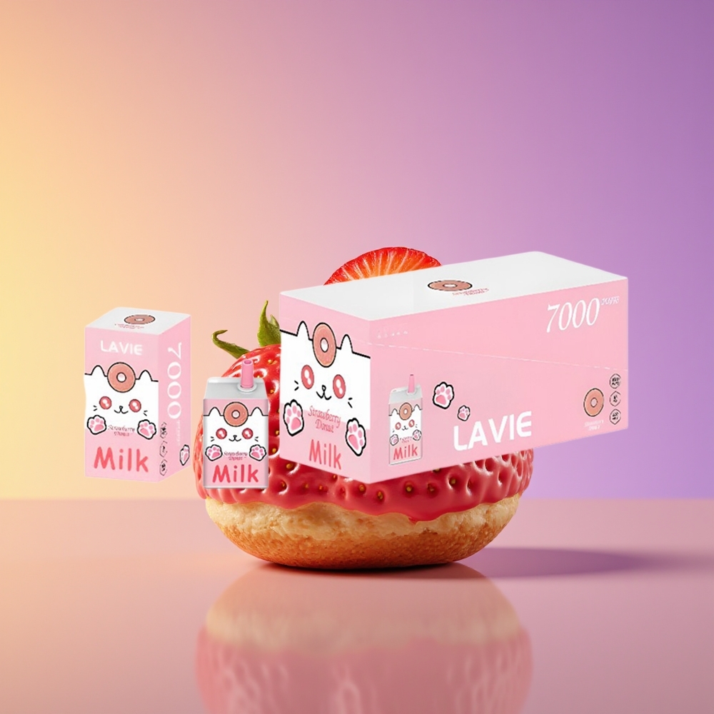 LAVIE Milk 7000 Puffs 16ML Çiyələk Donut