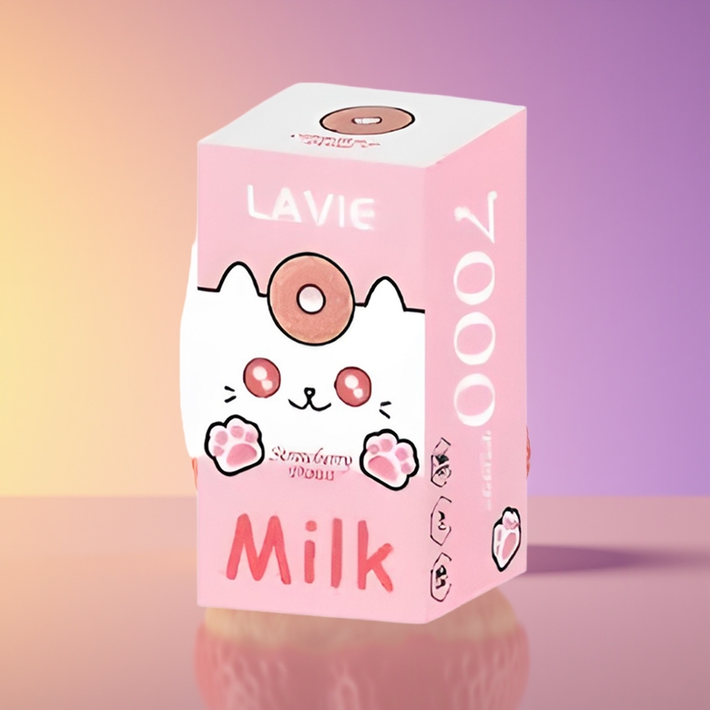 LAVIE Milk 7000 Puffs 16ML Çiyələk Donut