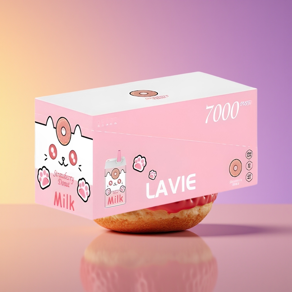 LAVIE Milk 7000 Puffs 16ML Çiyələk Donut
