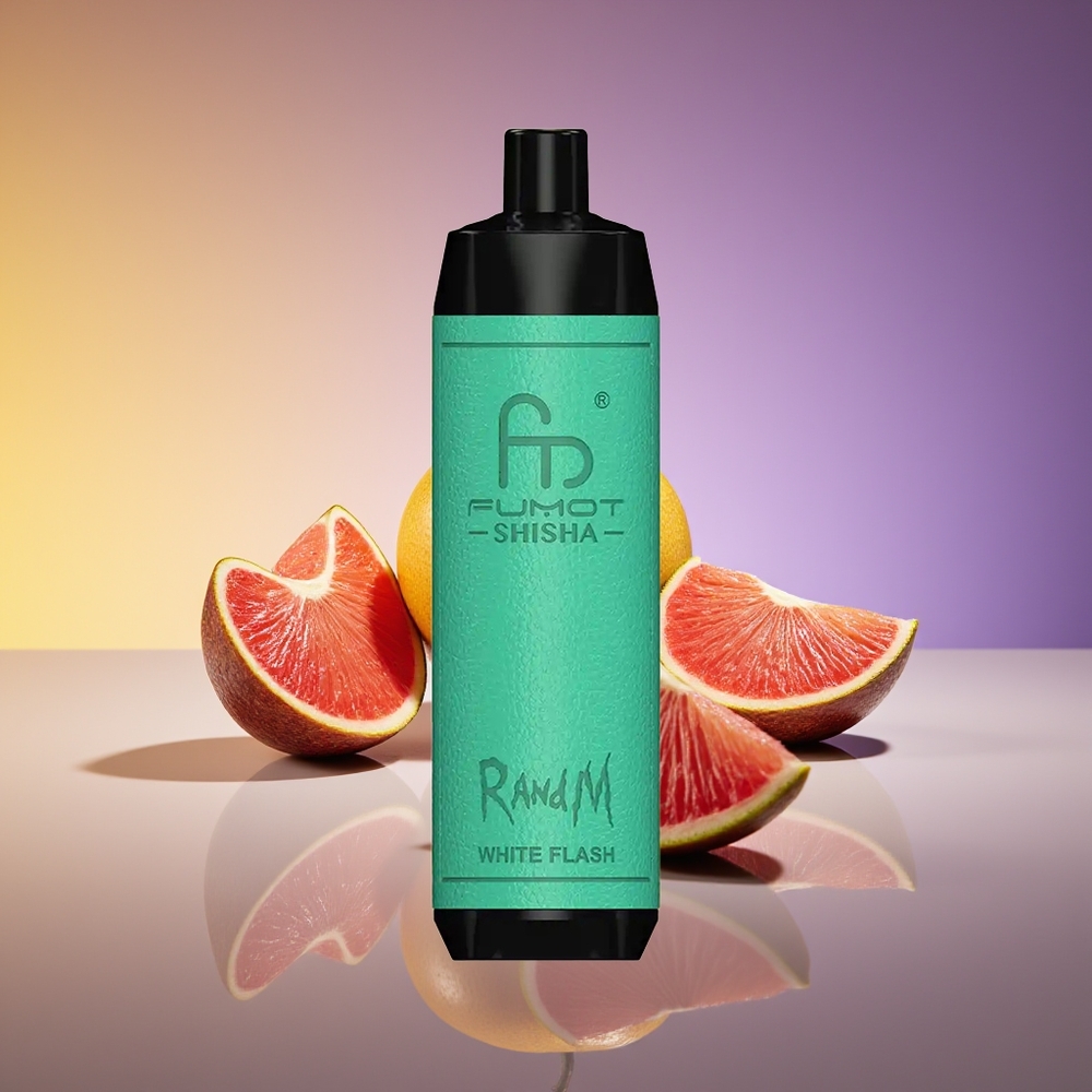 RandM Fumot Shisha 10000 Puff LED Göstərici Ağ Flaş