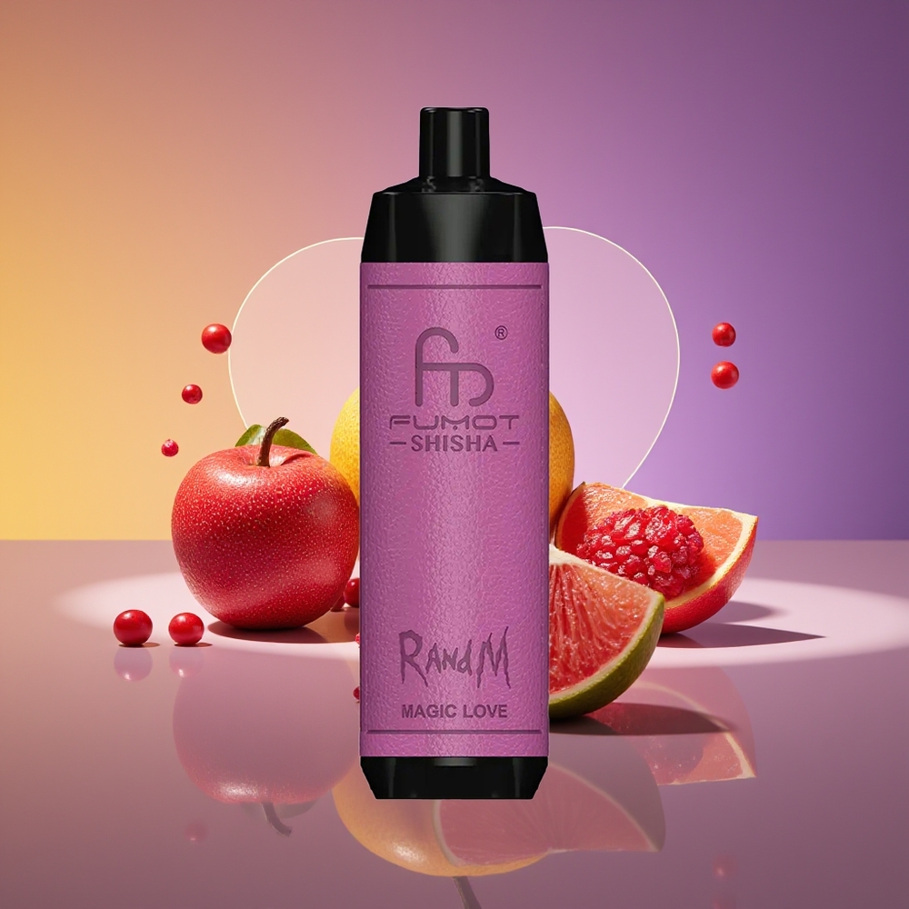 RandM Fumot Shisha 10000 Puff LED Göstərici Magic Love