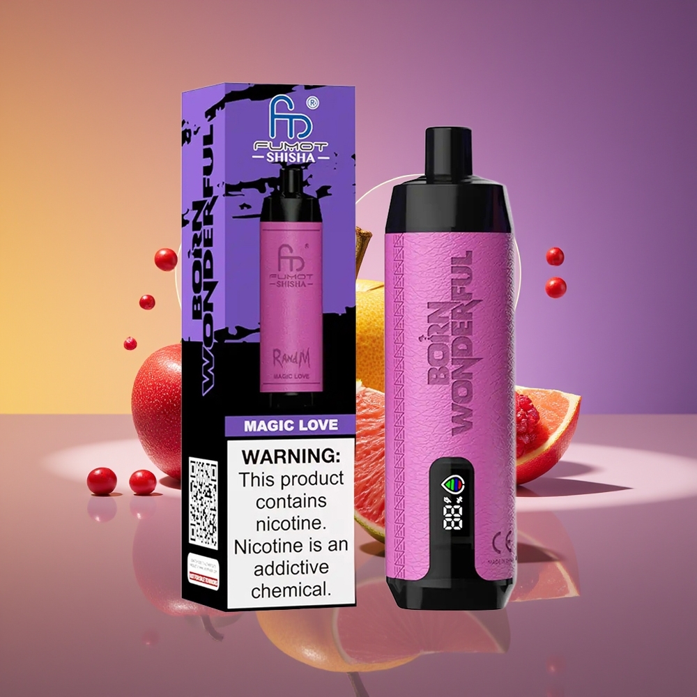 RandM Fumot Shisha 10000 Puff LED Göstərici Magic Love