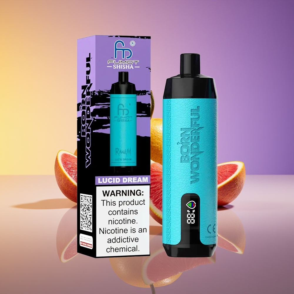 RandM Fumot Shisha 10000 Puffs LED Göstərici Lucid Yuxu