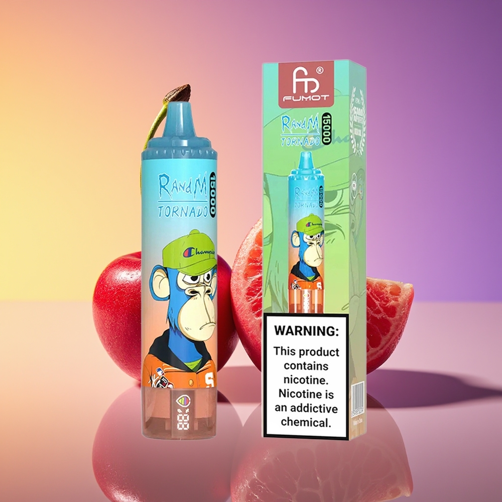 RandM Fumot Tornado 15000 Ağız LCD Albalı Kola