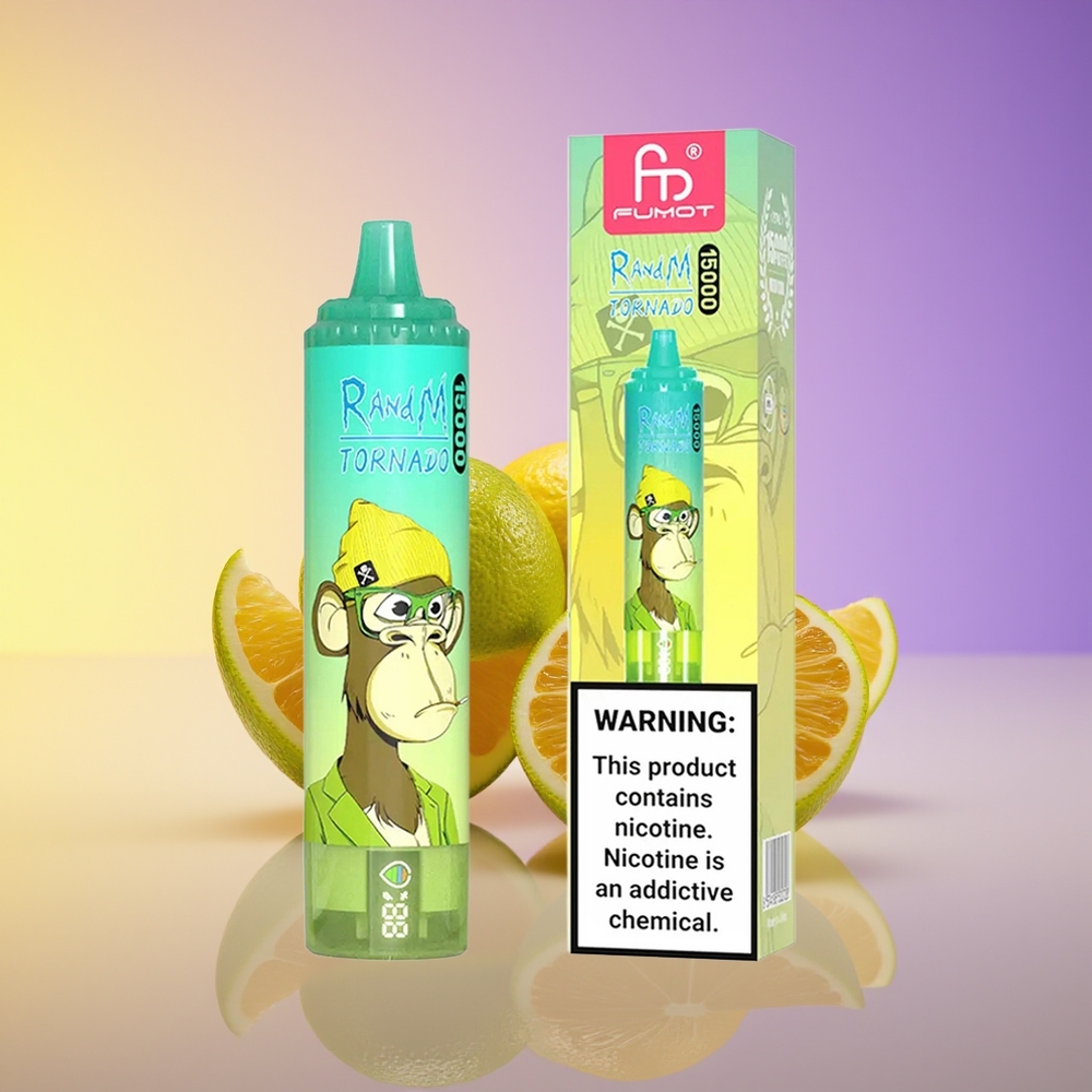 RandM Fumot Tornado 15000 Ağız Limon Laym