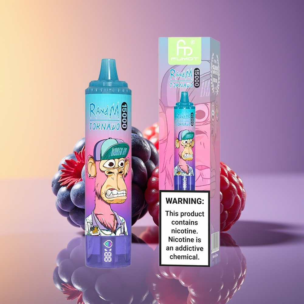 RandM Fumot Tornado 15000 Nəfər Mesh Coil Göyərti Böyürtkən