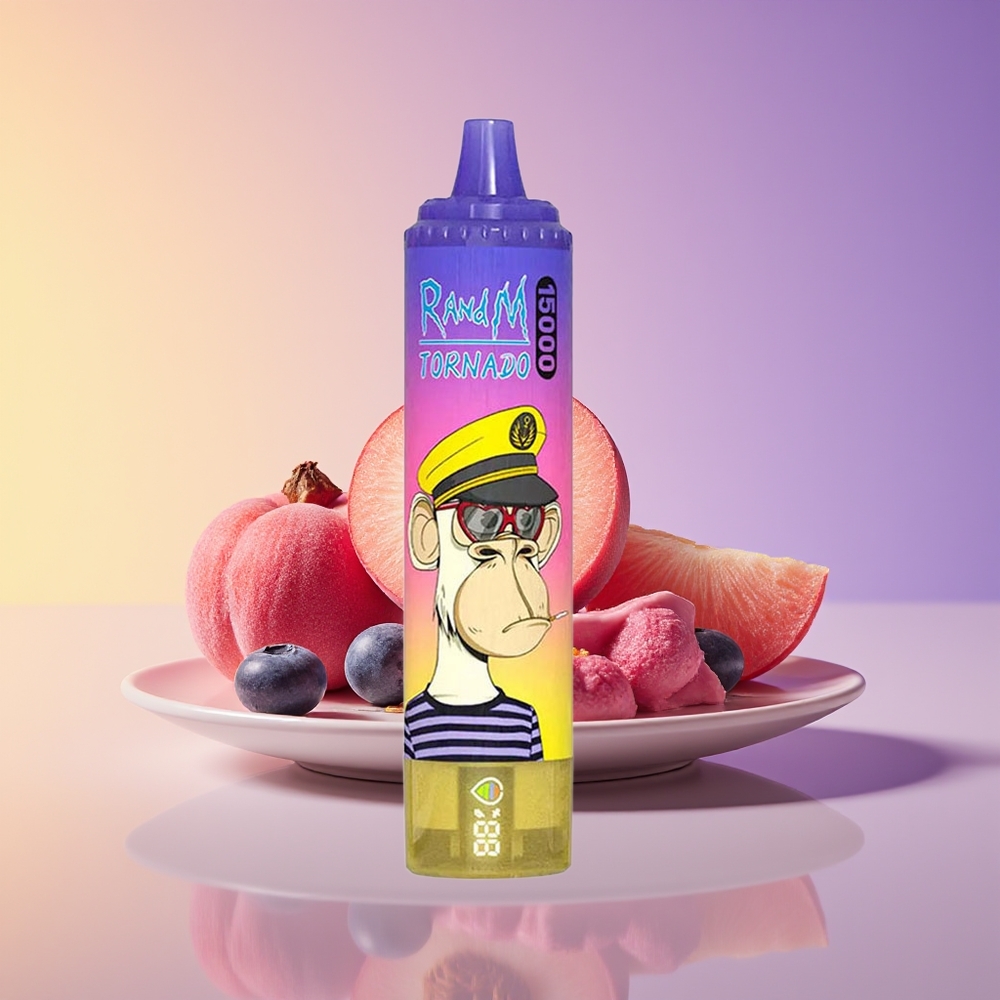 RandM Fumot Tornado 15000 Nəfər Mesh Şaftalı Göyəmeyvə Konfet