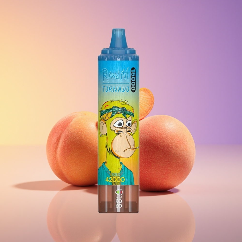 RandM Fumot Tornado 15000 Nəfər Mesh Şaftalı Manqo