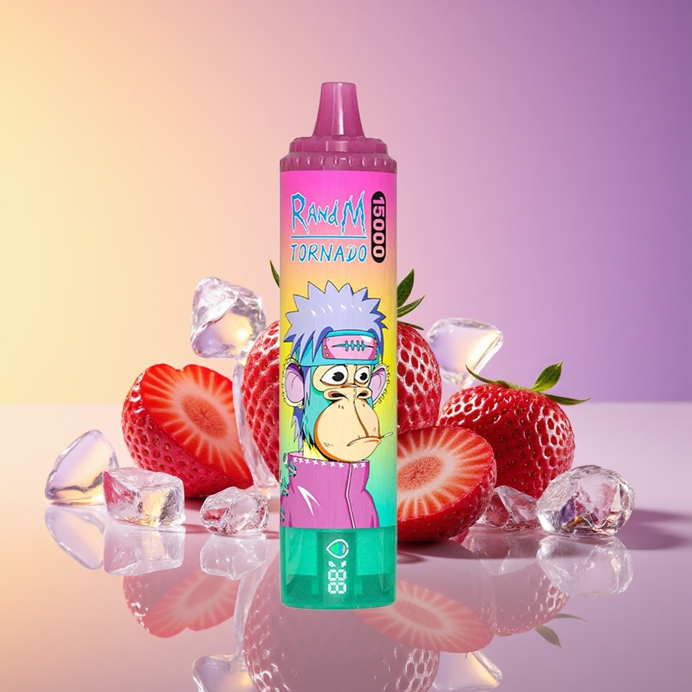 RandM Fumot Tornado 15000 Nəfər Çiyələk Buz