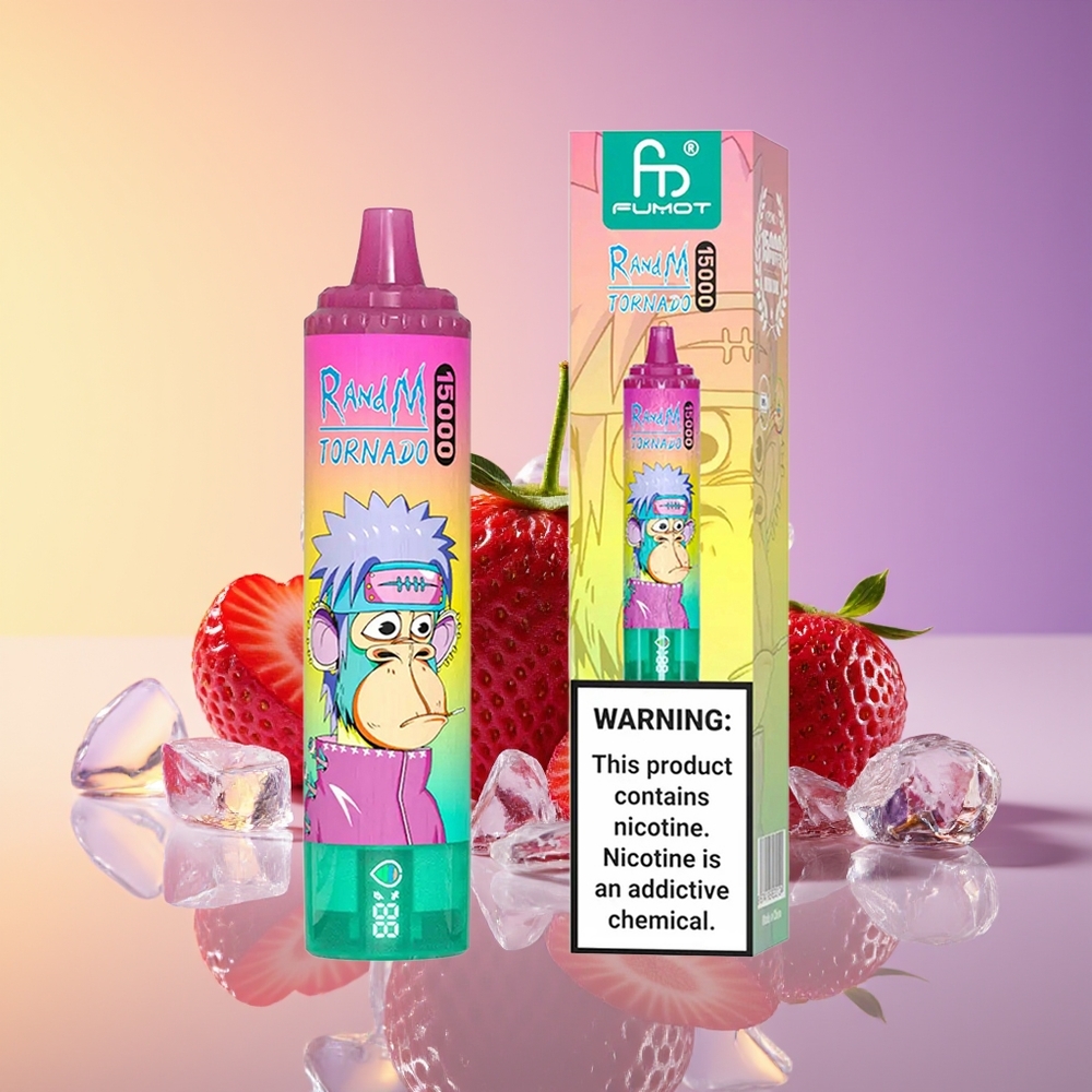 RandM Fumot Tornado 15000 Nəfər Çiyələk Buz