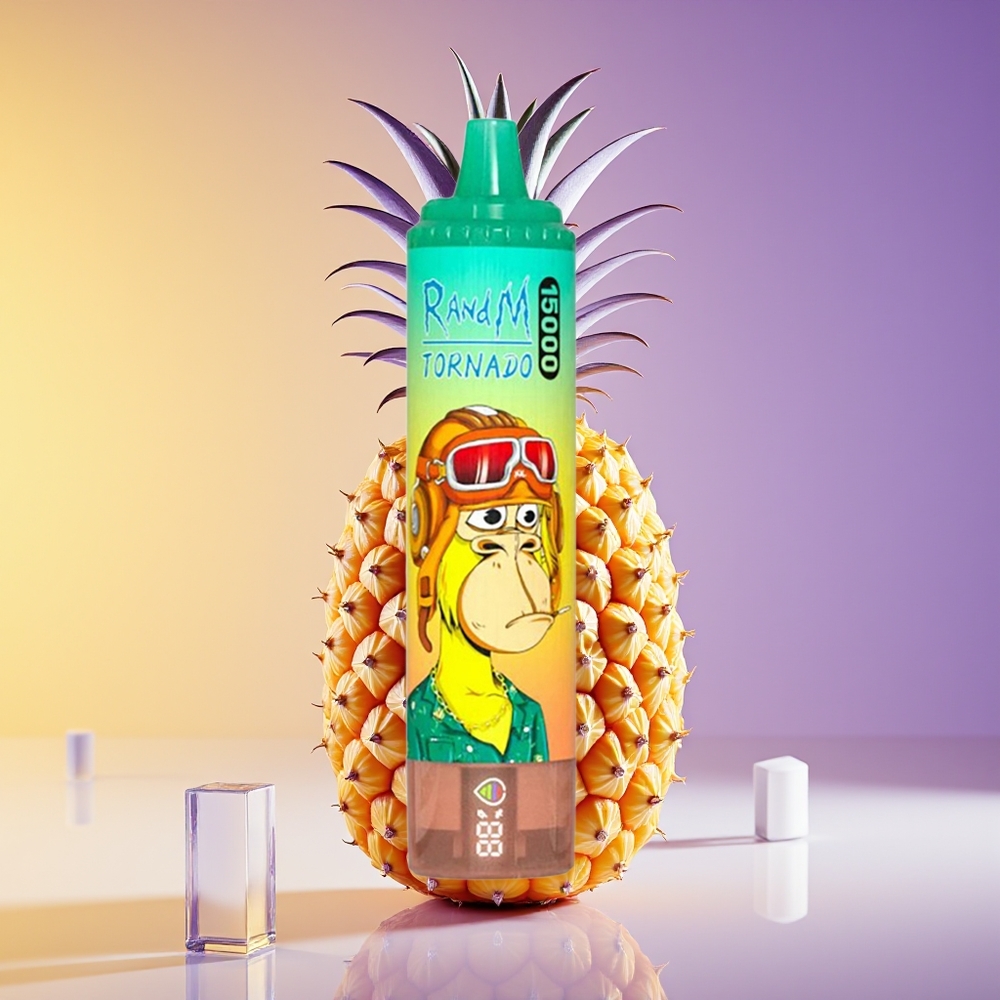 RandM Fumot Tornado 15000 Nəfərlik Nərdən Şam Ays Pineapple Buz