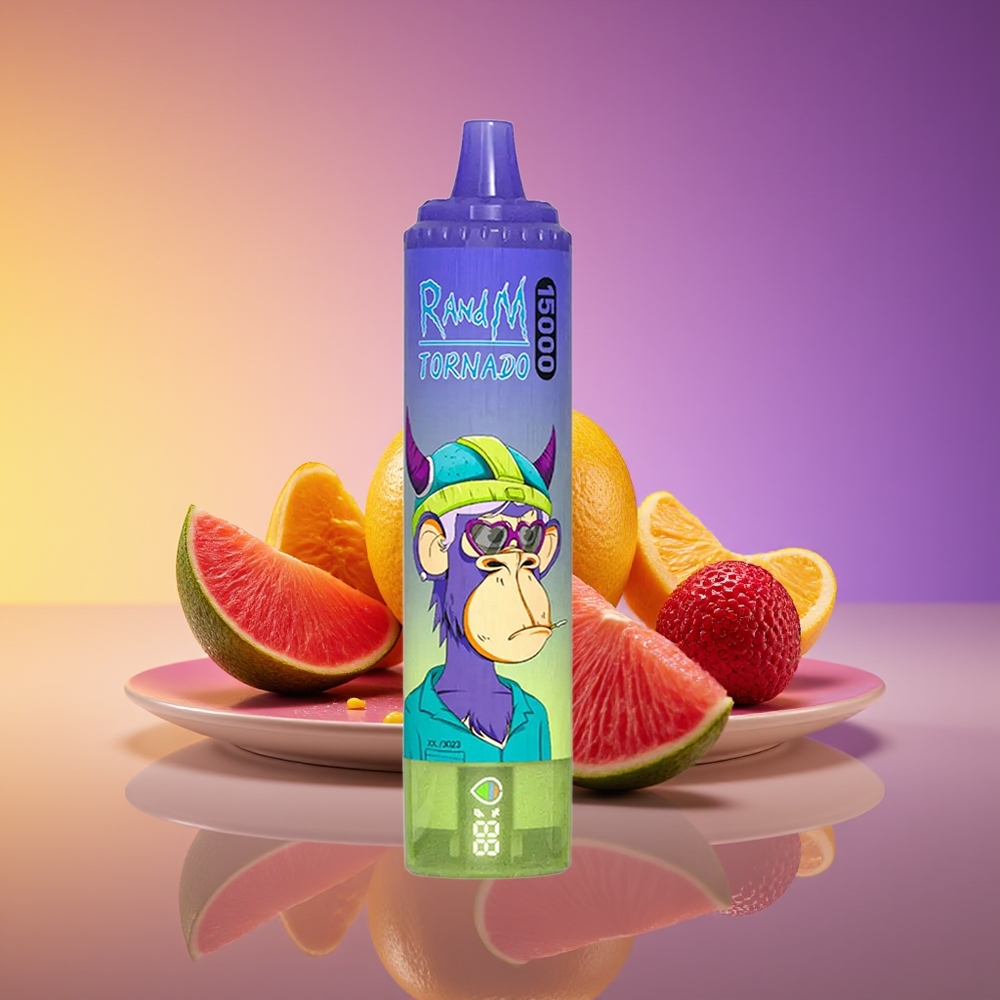 RandM Fumot Tornado 15000 Nəfərlik USB Type-C Şarj Olunan Vimto