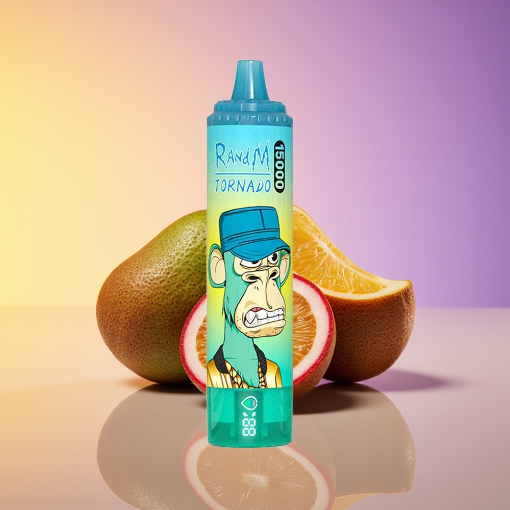 RandM Fumot Tornado 15000 Nəfəs Kiwi Ehtiraslı Qvava