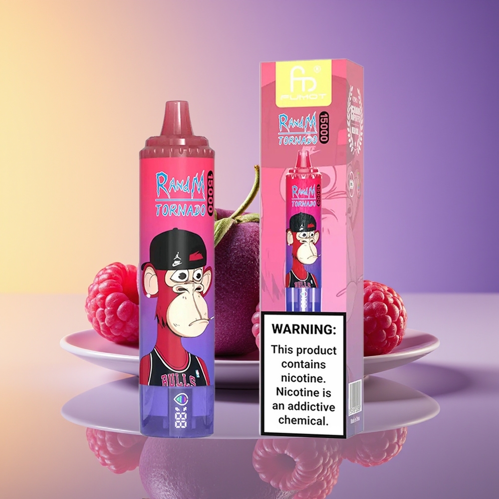 RandM Fumot Tornado 15000 Püflər Bluemyraspberry