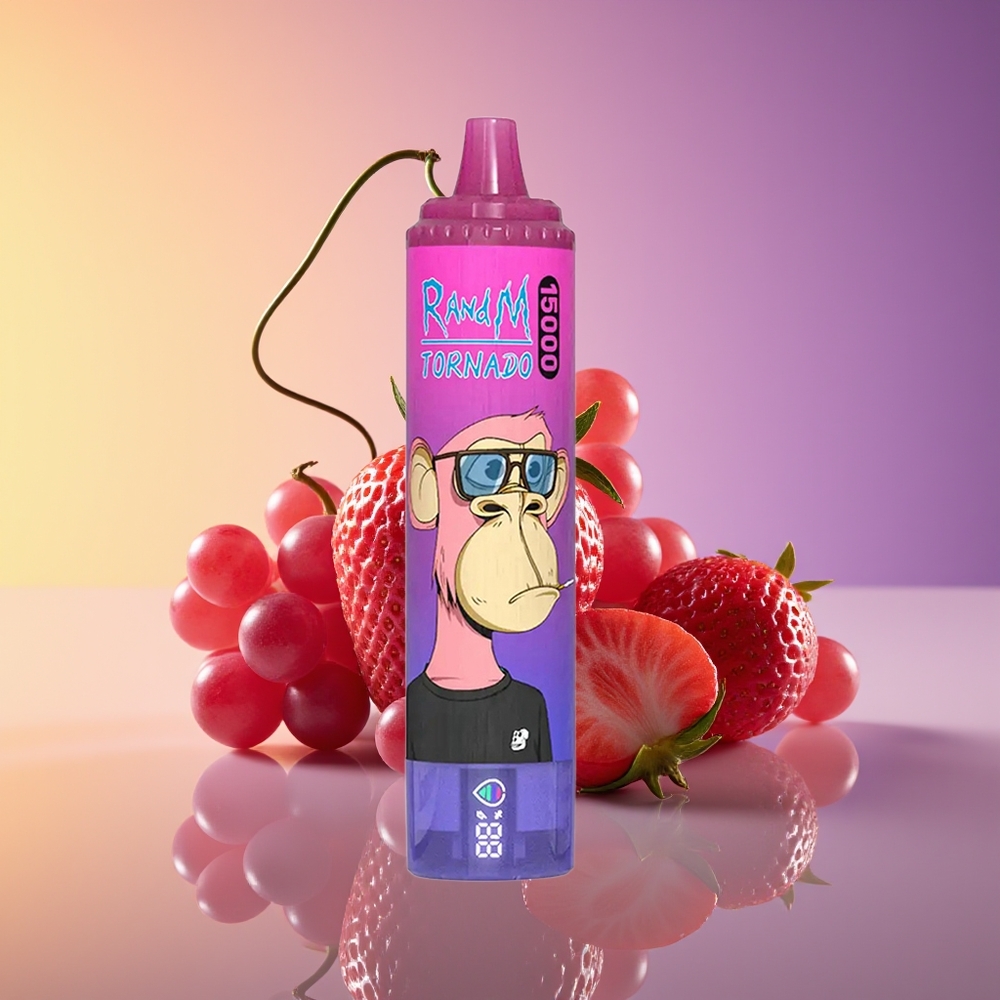 RandM Fumot Tornado 15000 Puffs Çiyələk Üzüm