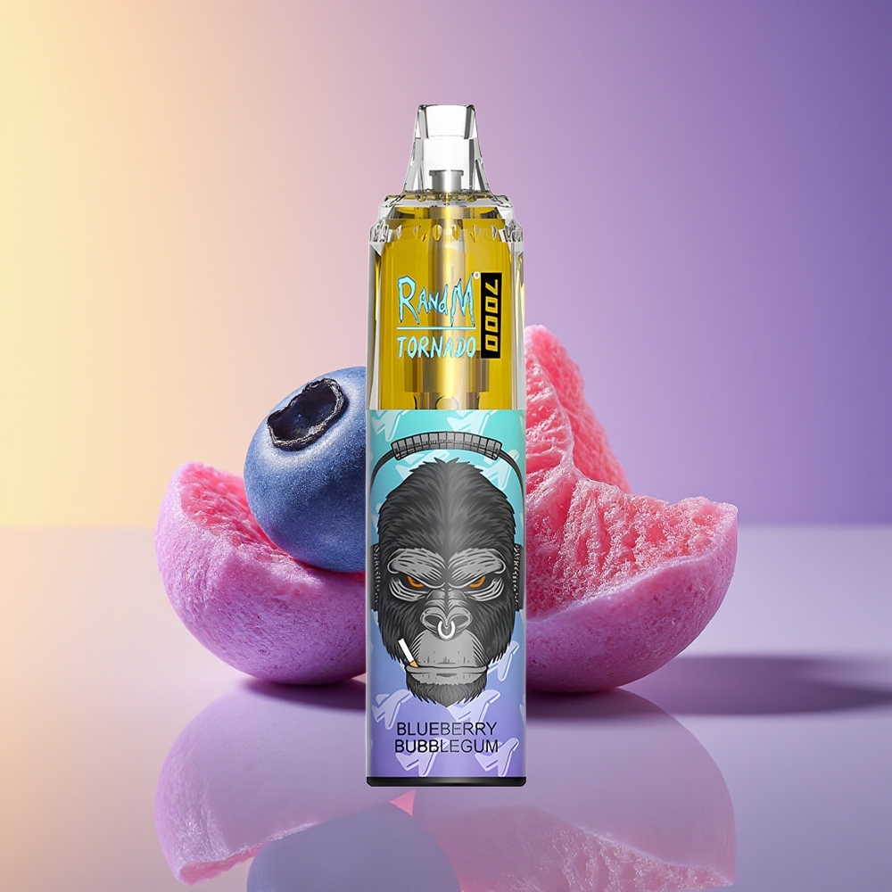 RandM Fumot Tornado 7000 Nəfər RGB Light Göyərti Bubblegum