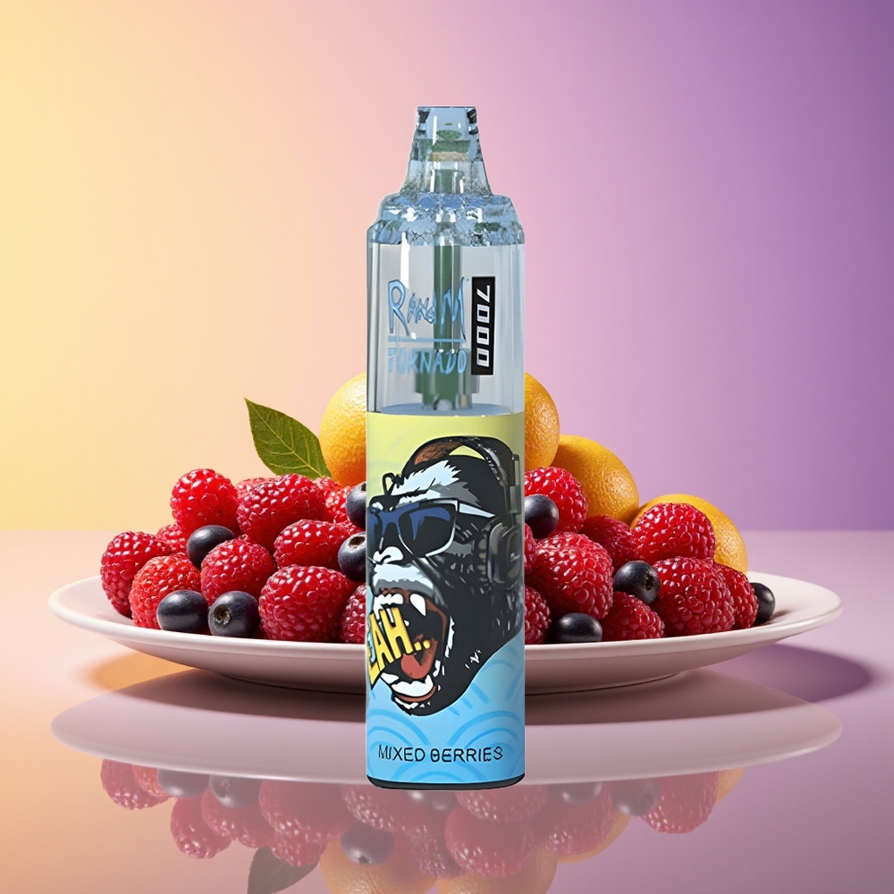 RandM Fumot Tornado 7000 Nəfər RGB Qarışıq Giləmeyvə