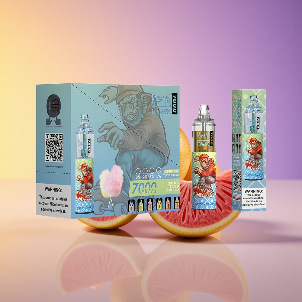 RandM Fumot Tornado 7000 Nəfər RGB Şəkər Pambığı