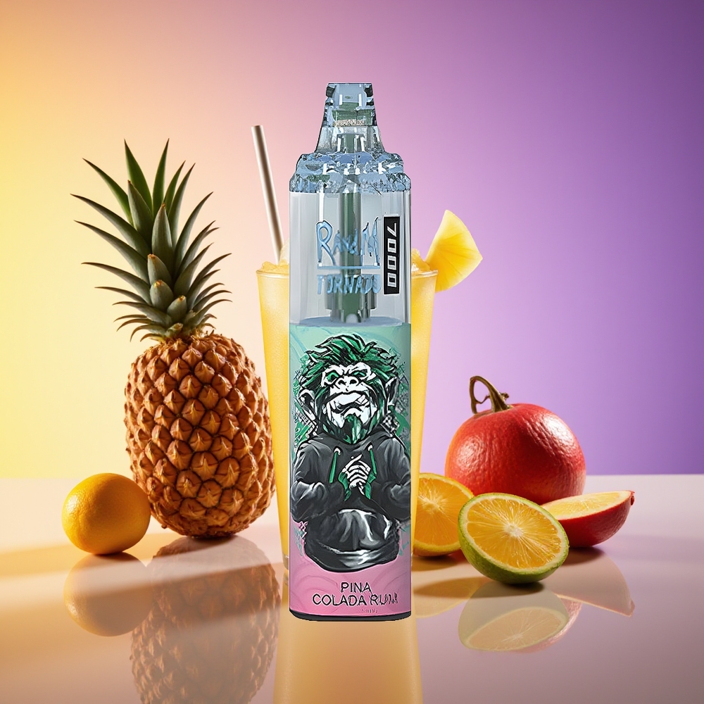 RandM Fumot Tornado 7000 Nəfərli RGB Light Pina Kolada Rom